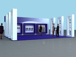 Progetto 3D fiera Macef Milano